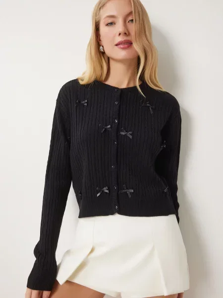 Kardigán Happiness İstanbul čierna