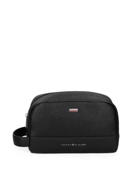 Geantă Tommy Hilfiger cu autograf negru