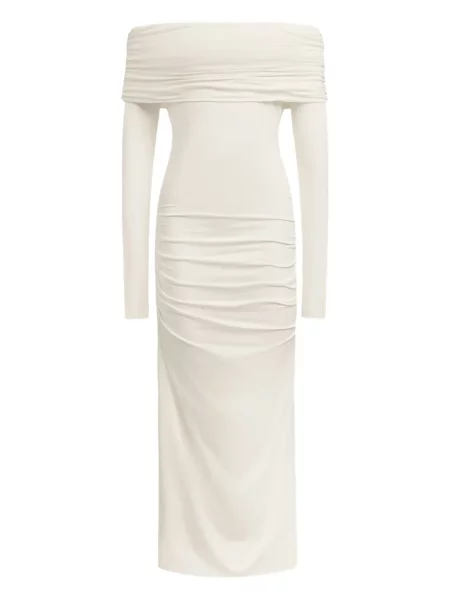 Rochie maxi 12 Storeez lungă de costum alb