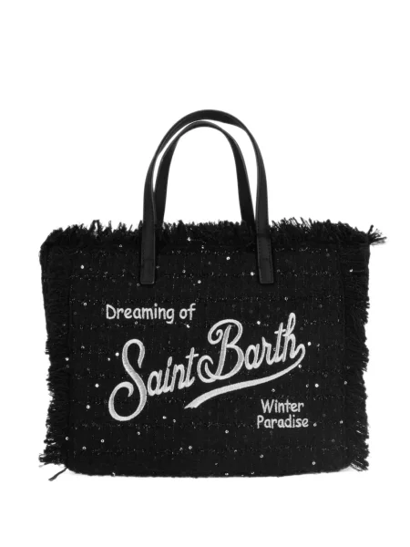 Geantă shopper Mc2 Saint Barth negru