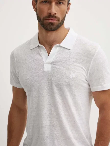 Tricou Polo Pentru Bărbați Vilebrequin Pyramid alb