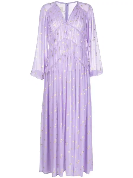 Rochie maxi Bambah cu buline cu imagine lungă violet
