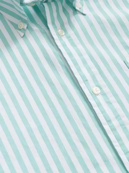Cămașă Brooks Brothers cu dungi verde