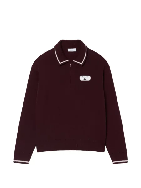 Gulerat tricou polo Lacoste roșu