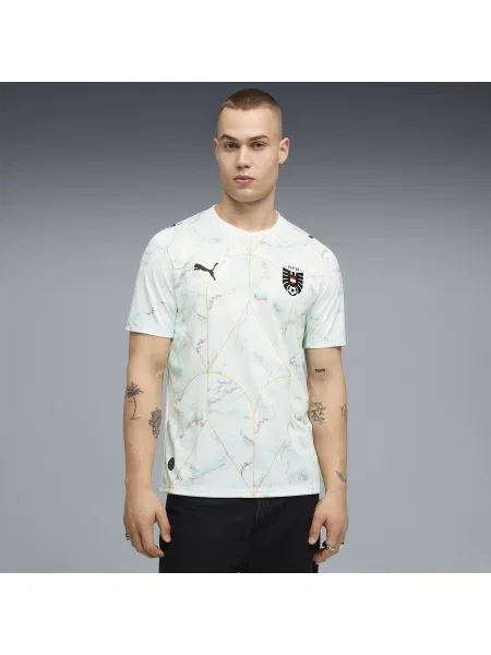 PUMA koszulka wyjazdowa Austria Akcesoria S biały