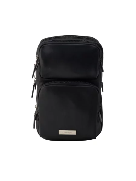Geantă crossover Calvin Klein Clean Square negru