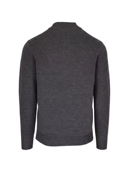 Tricou polo Peter Millar tricotate gri