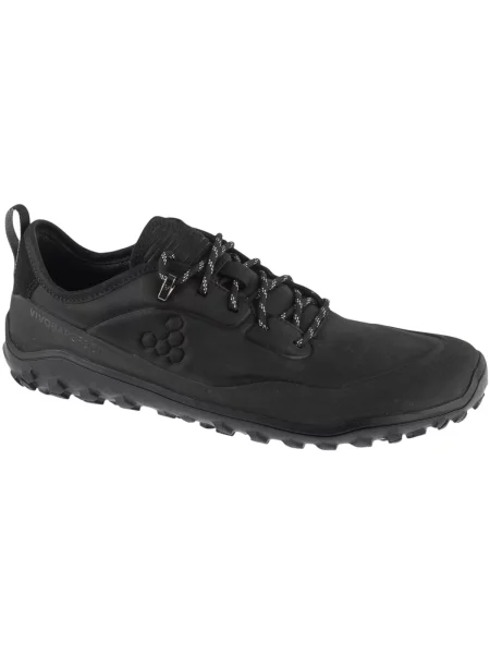 Kožené tenisky Vivobarefoot čierna