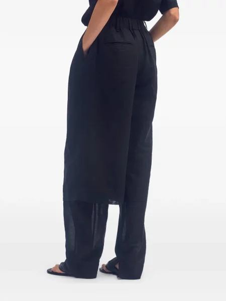 Pantaloni Issey Miyake plisate negru