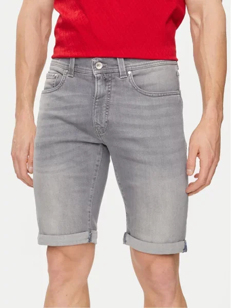 Jeans kratke hlače Pierre Cardin siva