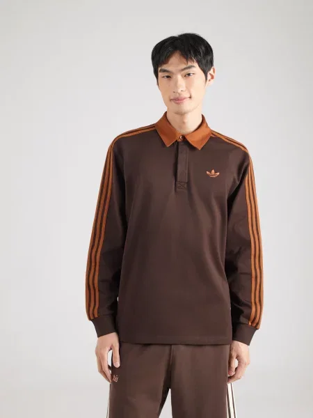 ADIDAS ORIGINALS Tričko čokoládová / medená