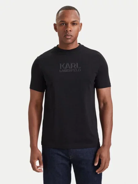 KARL LAGERFELD T-Shirt czarny