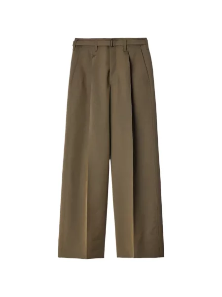 Pantaloni Lemaire de lână verde