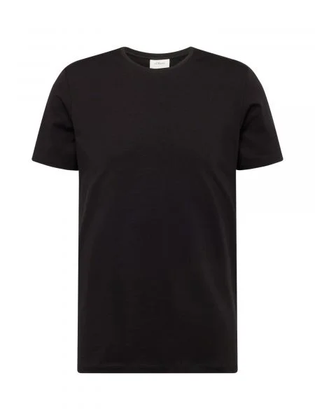 S.Oliver BLACK LABEL Tricou negru