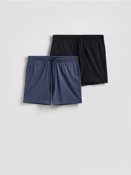 Reserved 2 perechi pantaloni scurți de pijama negru