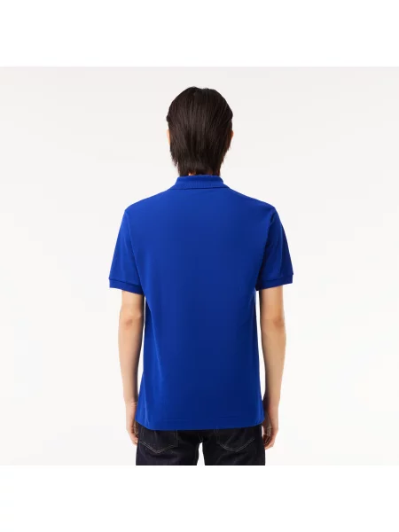 Lacoste Koszulka Polo Oryginał Petit Piqué niebieska