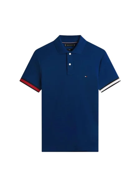 Koszulka polo Tommy Hilfiger niebieska