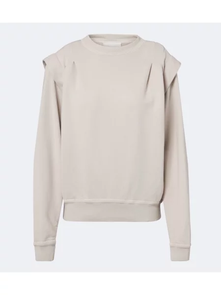 Hanorac Marant Etoile din jerseu bej
