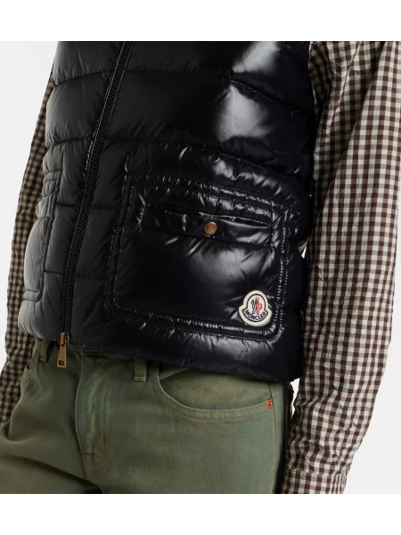 Vestă din puf Moncler negru
