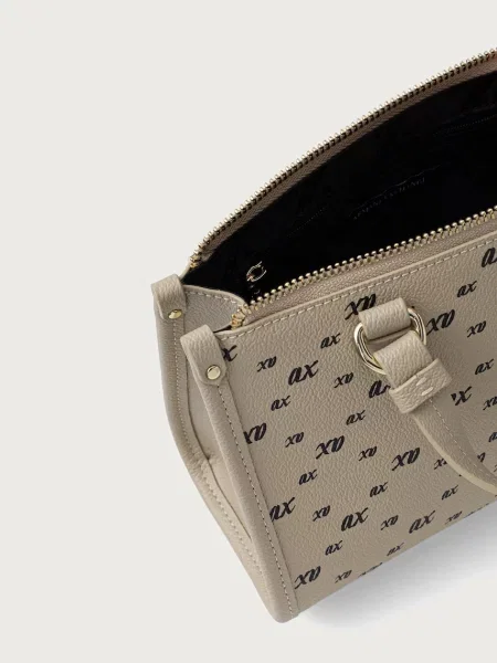 Кожаная сумка через плечо Armani Exchange