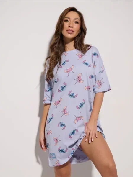 Нічна сорочка Lilo & Stitch блакитний