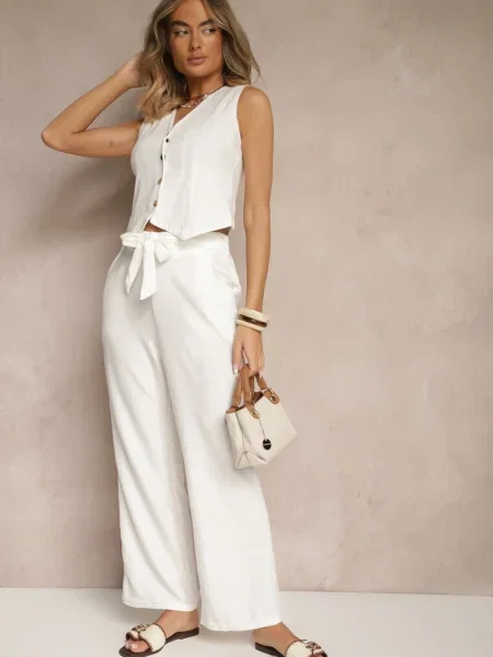 Pantaloni Mireniela deschis bej