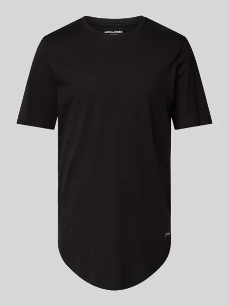 T-shirt z naszywką z logo model ‘NOA’ Jack & Jones czarna