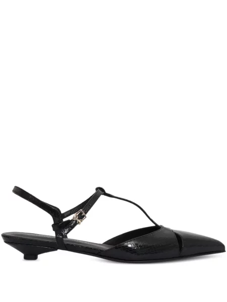 Czółenka Sergio Levantesi z otwartą piętą czarna