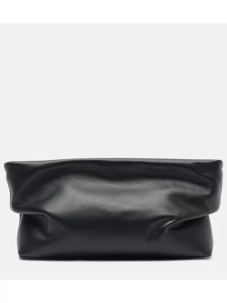 Usnjena pisemska torbica Aesther Ekme črna