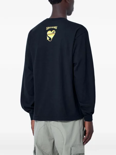 Lung tricou B.eautiful cu imagine negru
