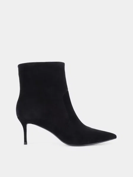 Велюровые ботинки Mia May черные