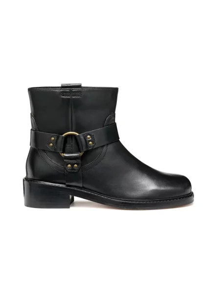 Buty do kostki Geox skórzane czarne