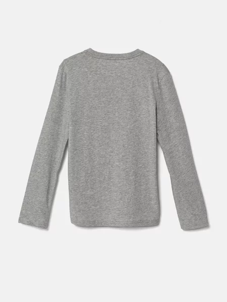 Tommy Hilfiger tričko s dlouhým rukávem šedé