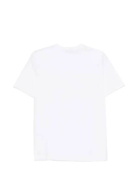 Tricou Cruciani cu decolteu rotund alb