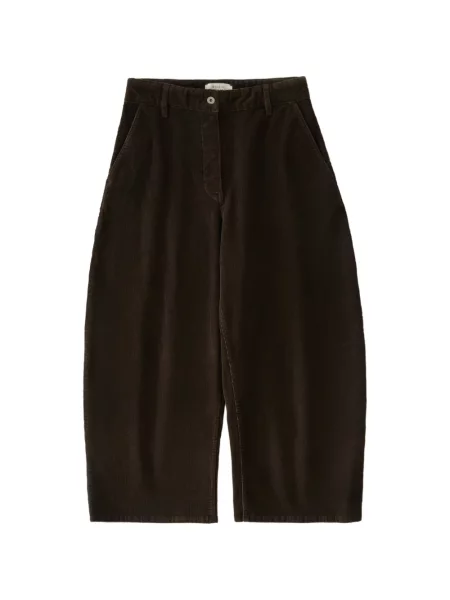 Pantaloni Studio Nicholson de catifea cord maro