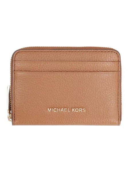 Portfel Michael Michael Kors skórzany brązowy