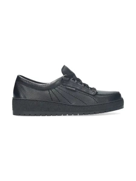 Sneakersy Mephisto sznurowane skórzane klasyczne czarne