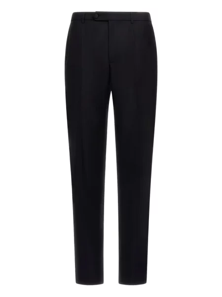 Pantaloni Roberto Cavalli plisate negru