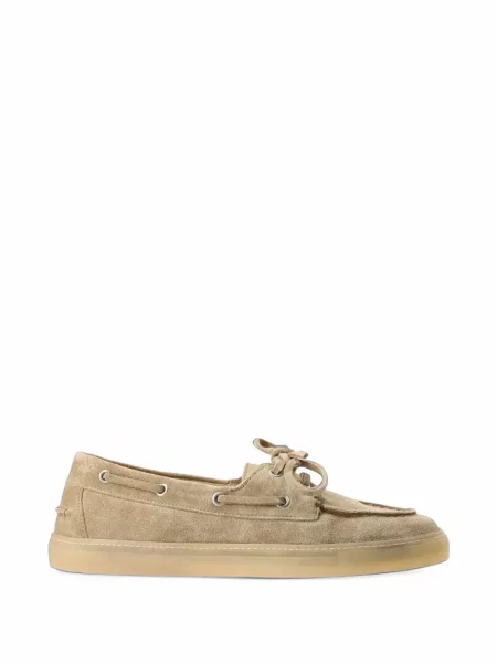 Pantofi loafer Copenhagen Studios cu șireturi din piele de căprioară