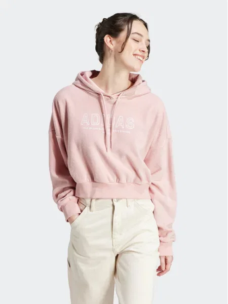 Mikina Adidas Sportswear ružová