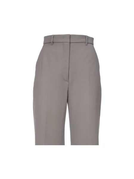 Spodnie Max Mara Studio wełniane szare