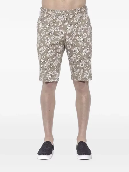 Pantaloni scurți Pt Torino cu imagine cu model paisley