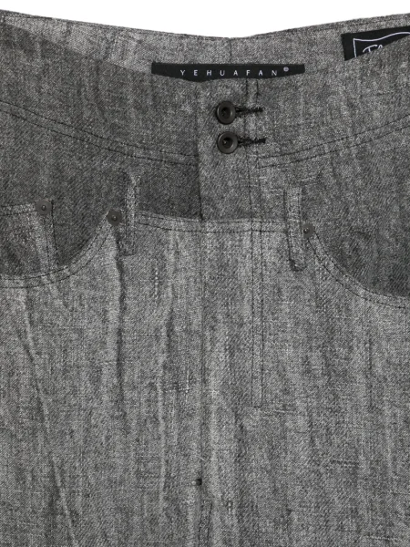Pantaloni Yehuafan gri