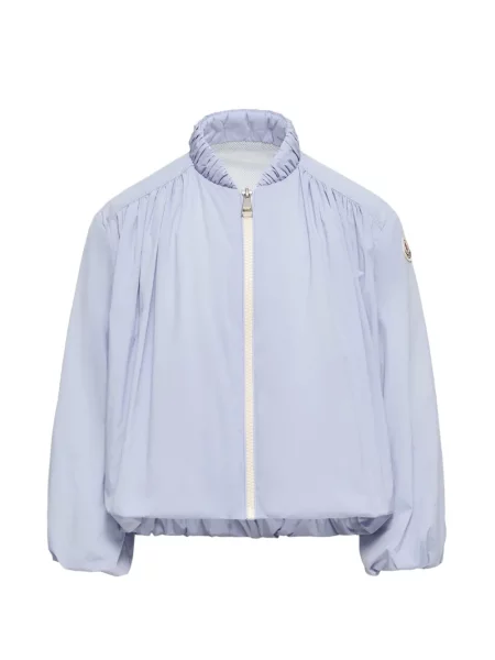 Kurtka dziecięca Moncler Enfant niebieska