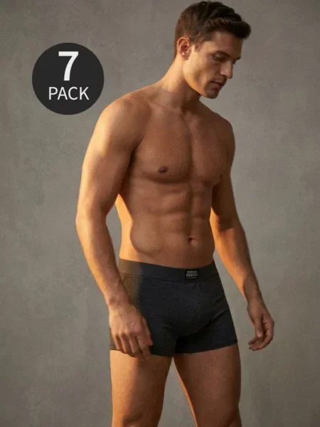 Sinsay boxerky 7 pack šedá