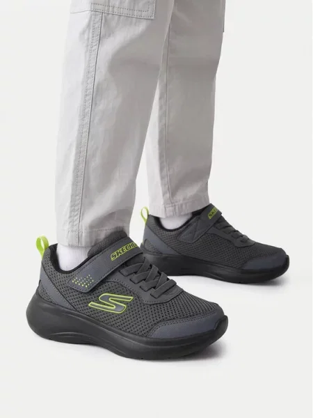 Детские кроссовки Skechers серые