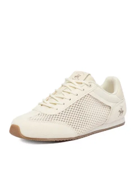 Sneakersy Beverly Hills Polo Club Écru