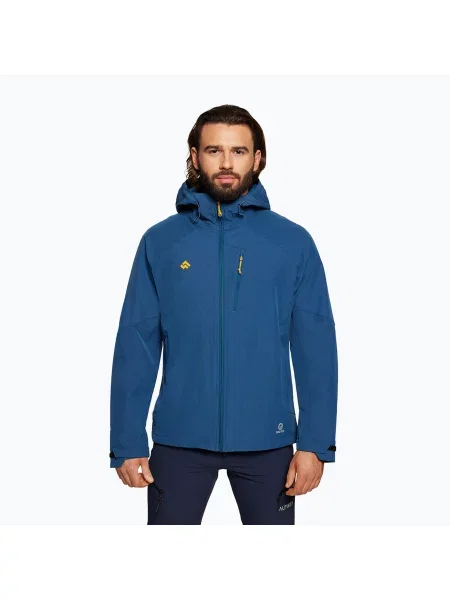 Softshellová bunda Alpinus Lautaro navy blue modrá