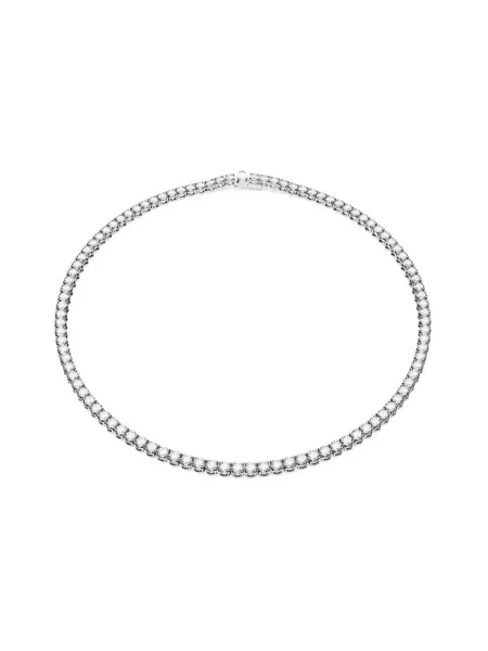Naszyjnik Swarovski do tenisa biały