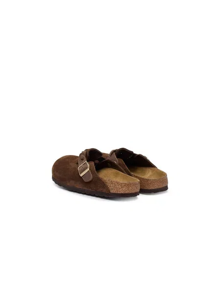 Šľapky Birkenstock Boston Braided Hnedá béžová